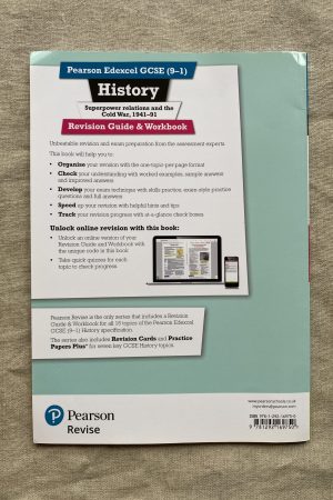 Pearson Edexcel GCSE (9-1) History Superpower relations and the Cold War, 1941-91 Revision Guide and Workbook + App: Catch-up and revise (Revise Edexcel GCSE History 16)